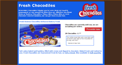 Desktop Screenshot of freshchocodiles.com